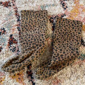 vintage cheetah print boots